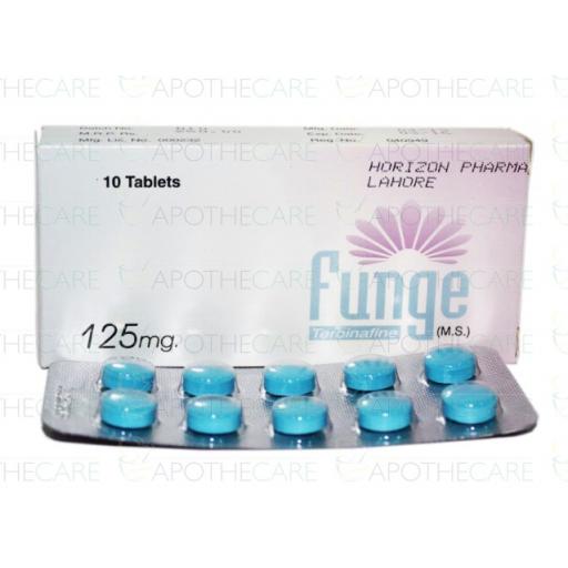 Funge tablet 125 mg 10's