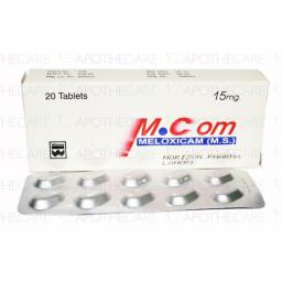 M-Com tablet 15 mg 2x10's