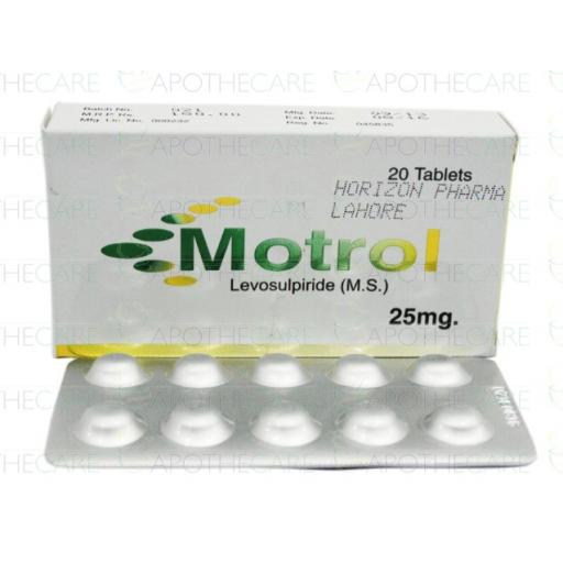 Motrol tablet 25 mg 20's