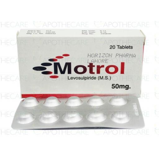 Motrol tablet 50 mg 20's