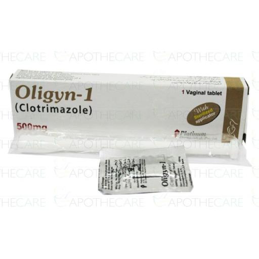 Oligyn 1 Vag tablet 500 mg 1's