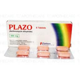Plazo tablet 500 mg 6's
