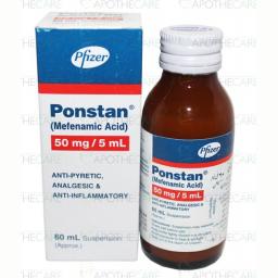 Ponstan suspension 50 mg 60 mL