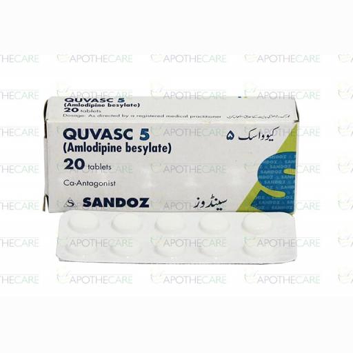 Quvasc tablet 5 mg 2x10's