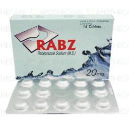 Rabz tablet 20 mg 2x7's