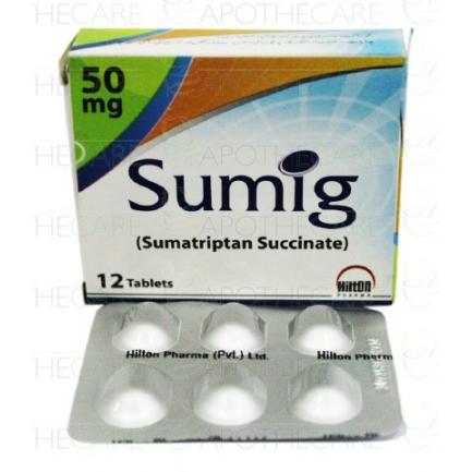 Sumig tablet 50 mg 12's