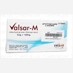 Valsar M tablet 5/160 mg 2x7's