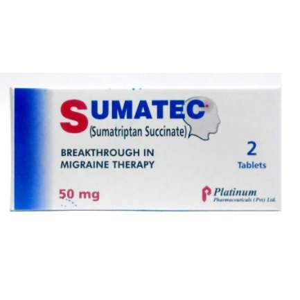 Sumatec tablet 50 mg 10's