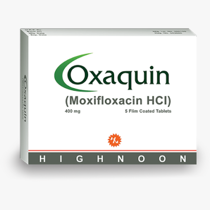 Oxaquin tablet 400 mg 5's