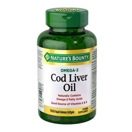 Nature's Bounty cod liver oil omega