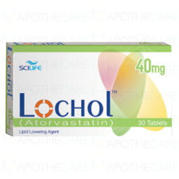 Lochol tablet 40 mg 10's