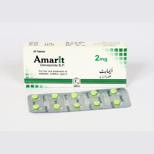 Amarit tablet 2 mg 2x10's