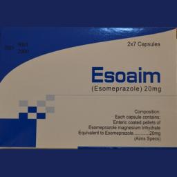 Esoaim capsule 20 mg 2x7's