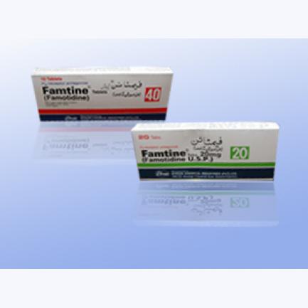 Famtine tablet 40 mg 10's