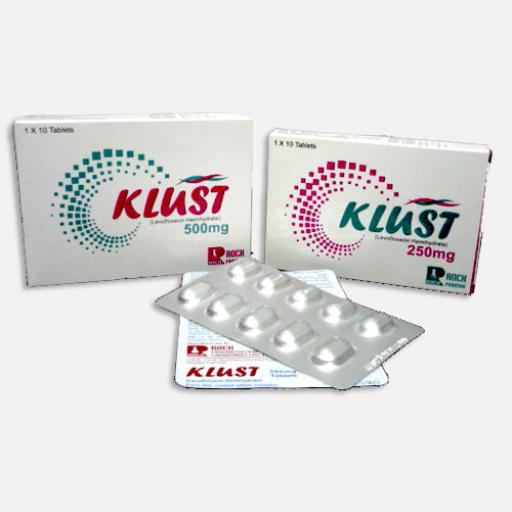 Klust tablet 250 mg 10's