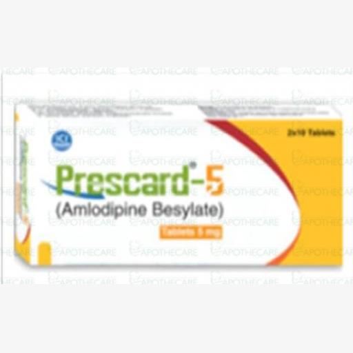 Prescard tablet 5 mg 2x10's