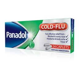 Panadol Cold + Flu 24caplets imported dubai