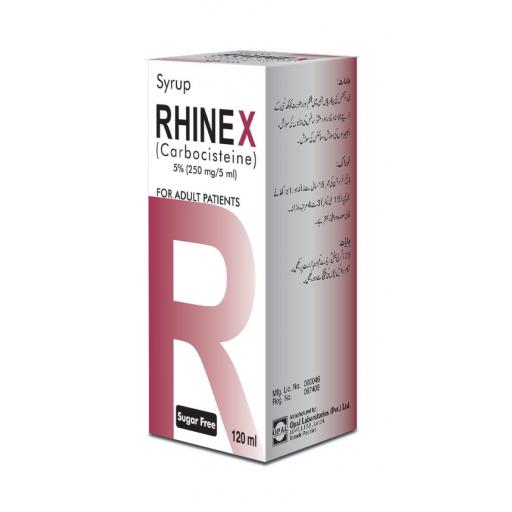 Rhinex syrup Adult 250 mg 120 mL