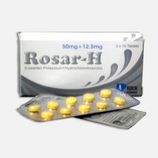 Rosar H tablet 50/12.5 mg 2x10's