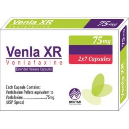 Venla capsule XR 75 mg 2x7's