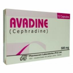 Avadine capsule 500 mg 12's