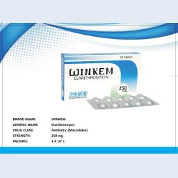 Winkem tablet 250 mg 10's