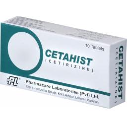 Cetahist tablet 10 mg 10's