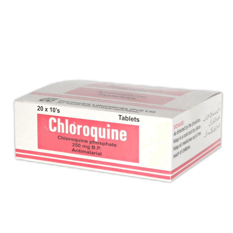 Chloroquine Phosphate tablet 250 mg 20x10's Price in Pakistan- MedicalStore.com.pk