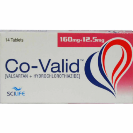 Co-Valid tablet 160/12.5 mg 14's