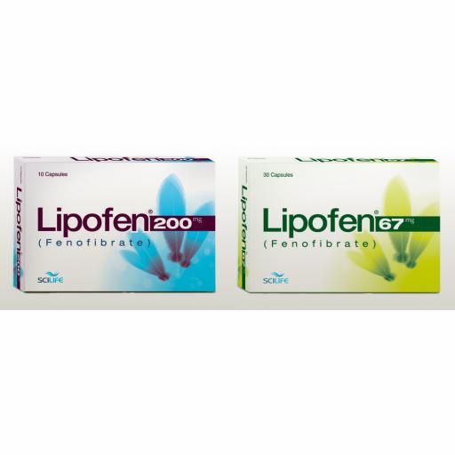 Lipofen capsule 67 mg 3x10's
