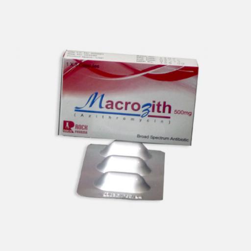Macrozith capsule 500 mg 3's