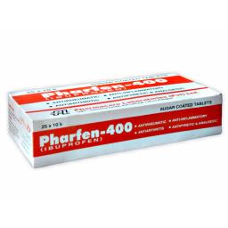 Pharfen tablet 400 mg 25x10's