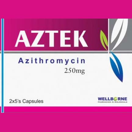 Aztek capsule 250 mg 10's