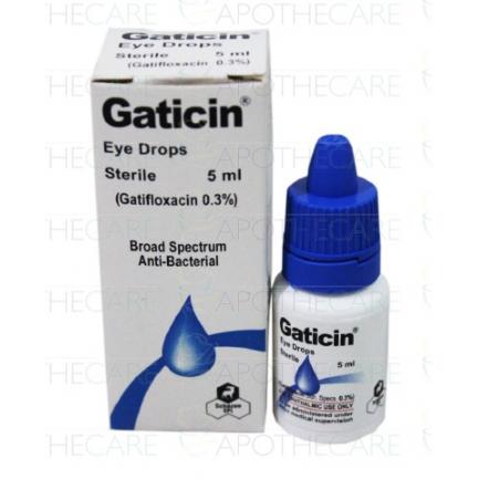 Gaticin 0.30% Eye Drops 5 ml