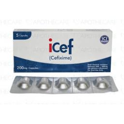 Icef capsule 200 mg 5's