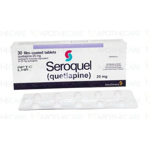 Seroquel tablet 25 mg 30's