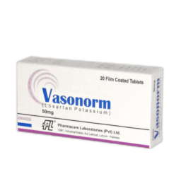 Vasonorm tablet 50 mg 20's