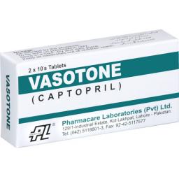 Vasotone tablet 25 mg 2x10's