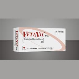 Vetinil tablet 8 mg 30's