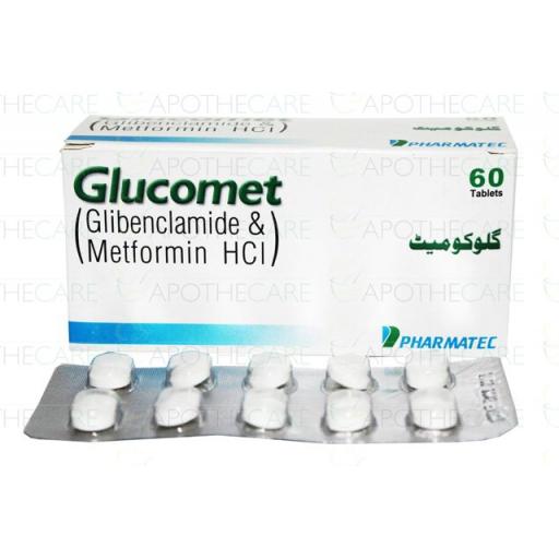 Glucomet tablet 2.5/500 mg 60's