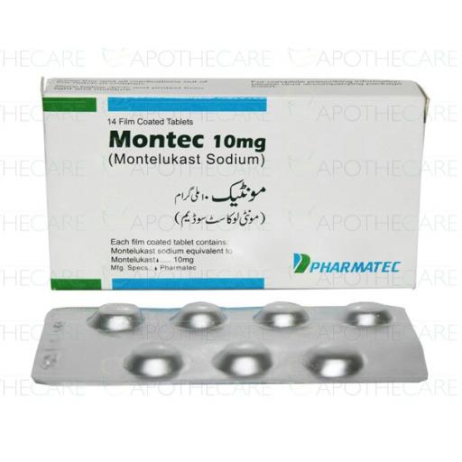 Montec tablet 10 mg 14's