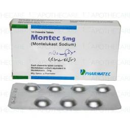 Montec tablet 5 mg 14's