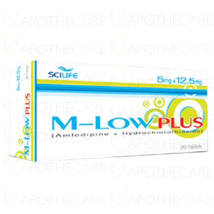 M-Low Plus tablet Plus 5/12.5 mg 2x10's