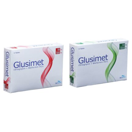 Glusimet tablet 50/1000 mg 14's