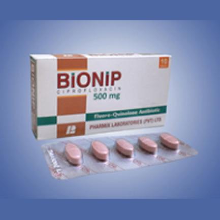 Bionip tablet 500 mg 10's