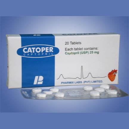 Catoper tablet 25 mg 2x10's