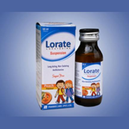 Lorate suspension 1 mg/mL 60 mL