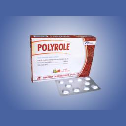 Polyrole tablet 20's
