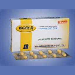 Ulcofin tablet 20 mg 2x10's